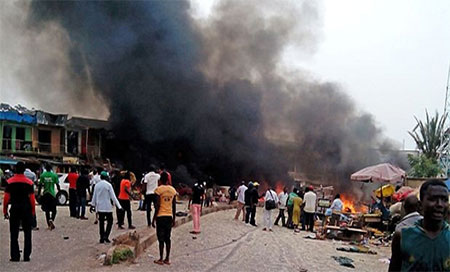explosión en un mercado de maiduguri Nigeria: Tres mortíferos atentados en una semana